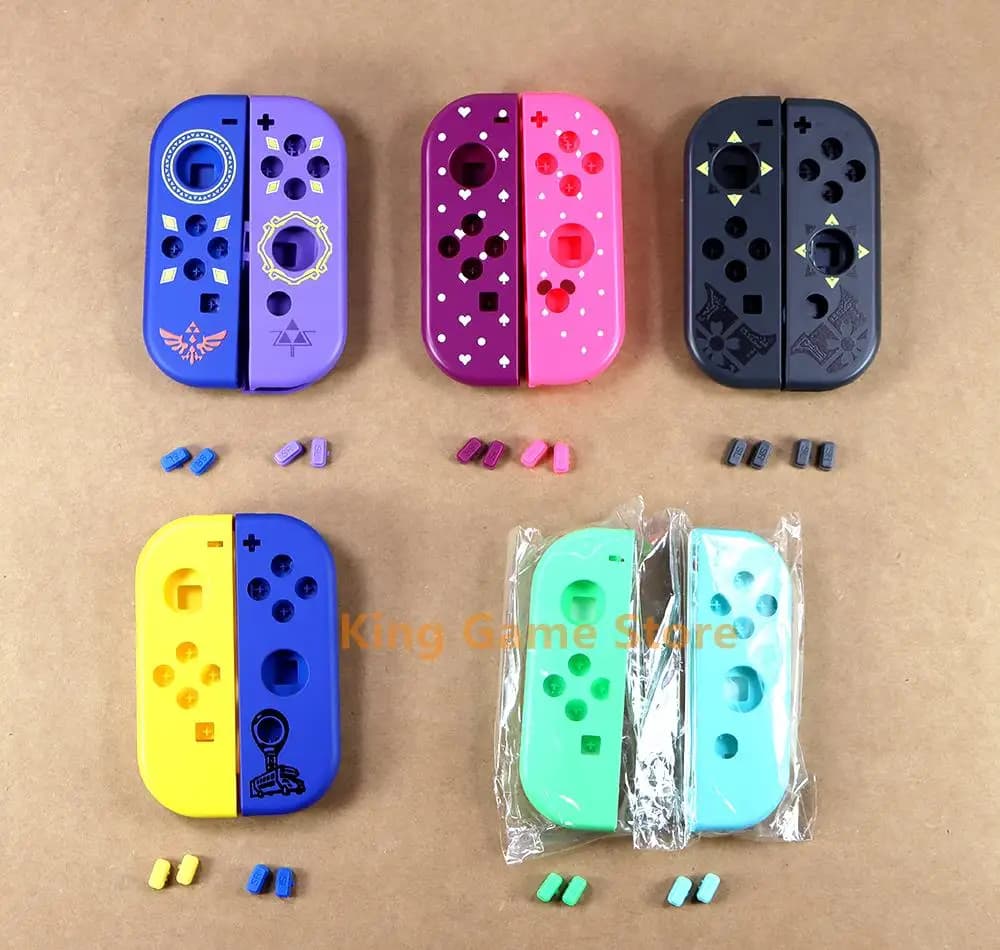 50 set/lotto Custodia a conchiglia con telaio centrale SL SR Tasto Tasti Per Nintend Switch Joy con custodia per controller
