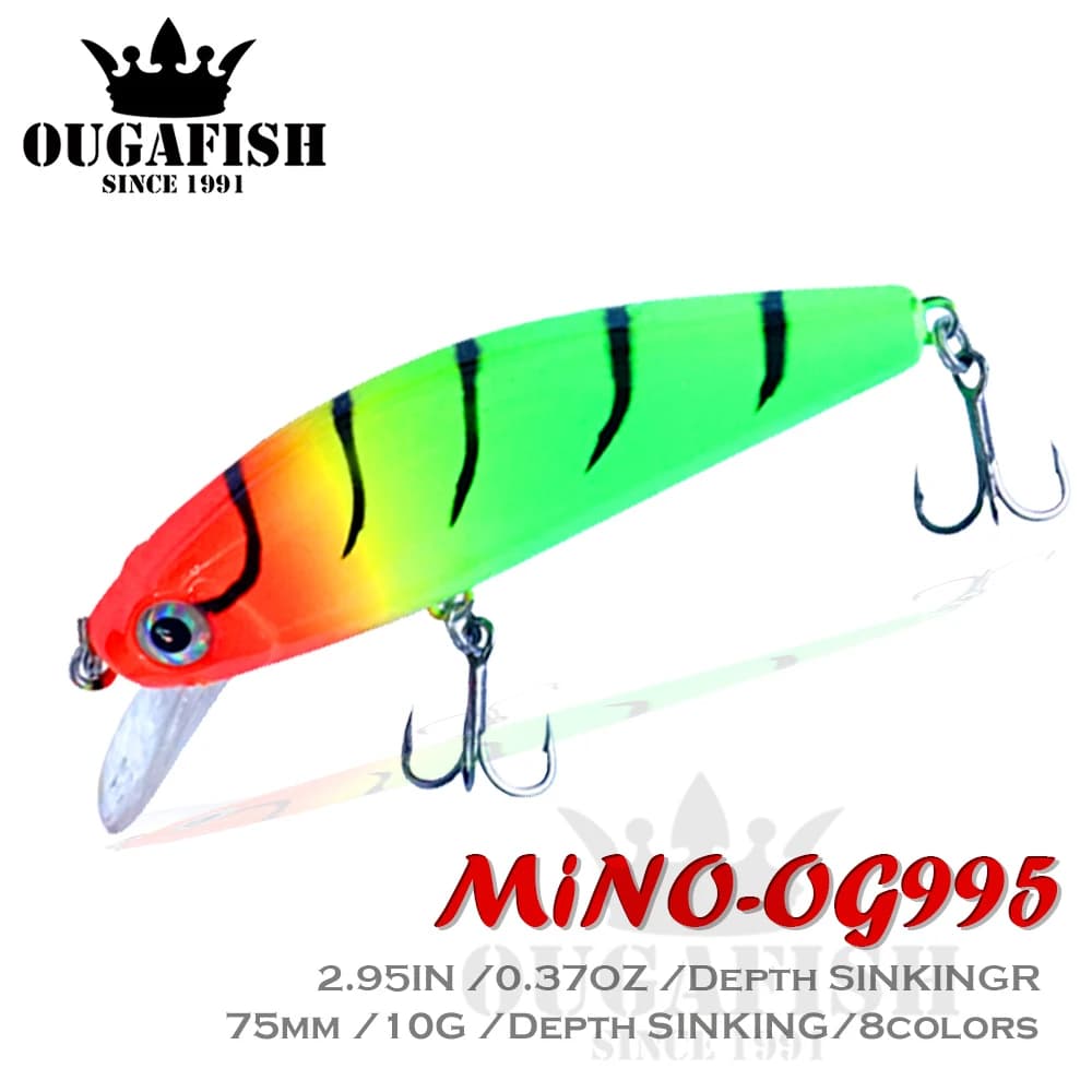 Richiamo di pesca affondamento invernale per esche da pesca affrontare 2020 Wobbler esche artificiali merci luccio Minnow Spinning Carp ganci merci