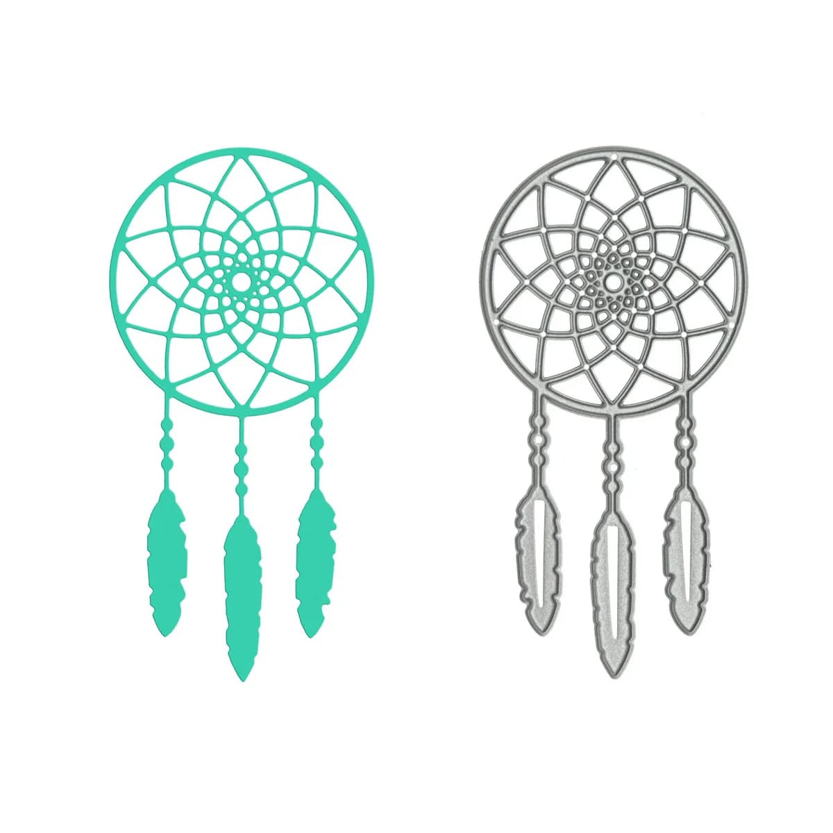 Metal Cutting Dies Scrapbooking Dream Catcher Pattern Cutter DIY Memory Card Photo Album Decorating Clipart Mold Stencil