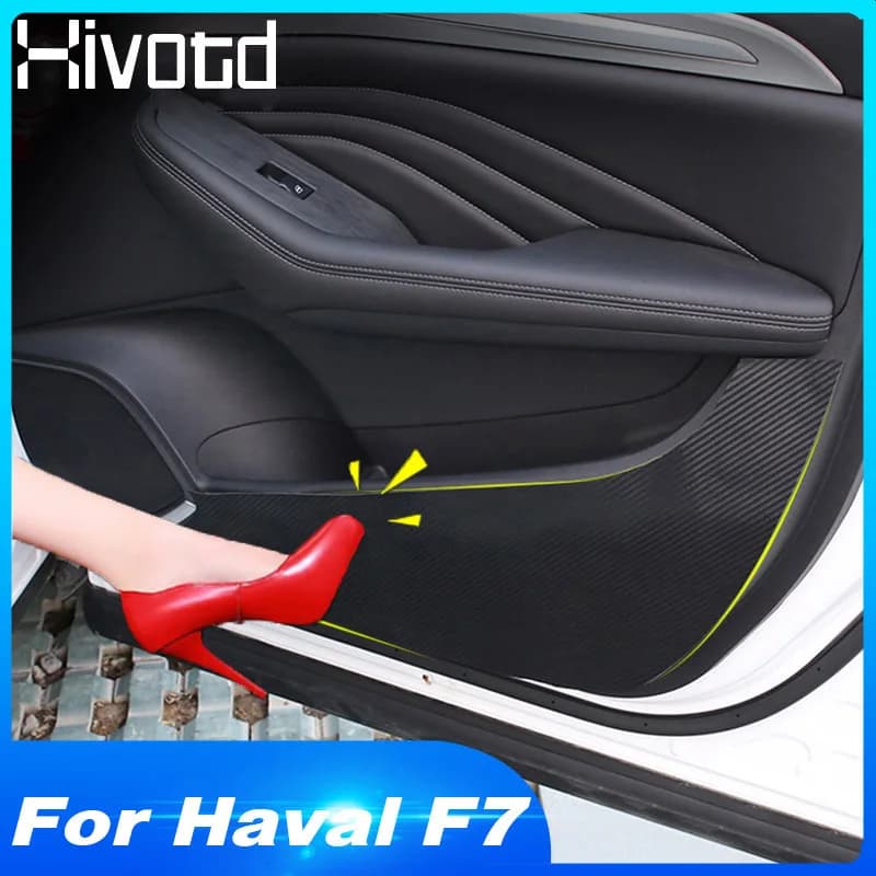 Hivotd for Haval F7 F7X 2023 Car Inner Door Anti-kick Pad Sticker anti-wear pad Anti-sporco interior protection accessories