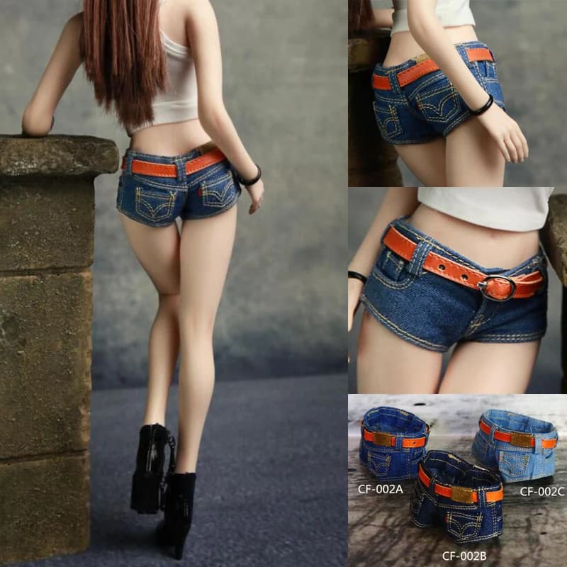 Disponibile CF002 gilet jeans corto femminile In scala 1/6 per Action Figures soldato femminile da 12 pollici