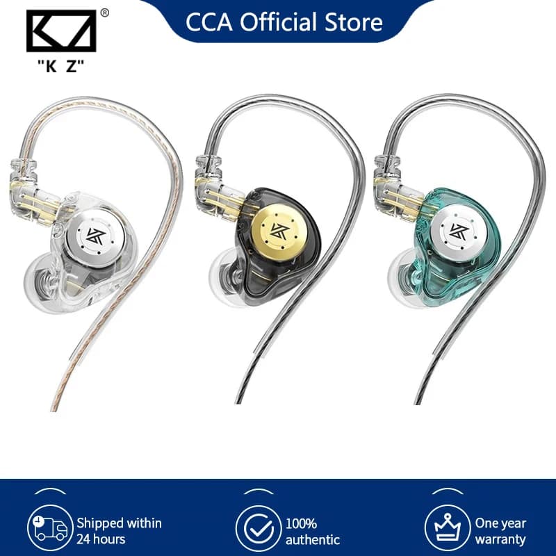 KZ EDX Pro Bass Auricolari Sport Corsa Wired Appeso In Ear Cuffie Stereo con cancellazione del rumore Auricolari con microfono Gamer