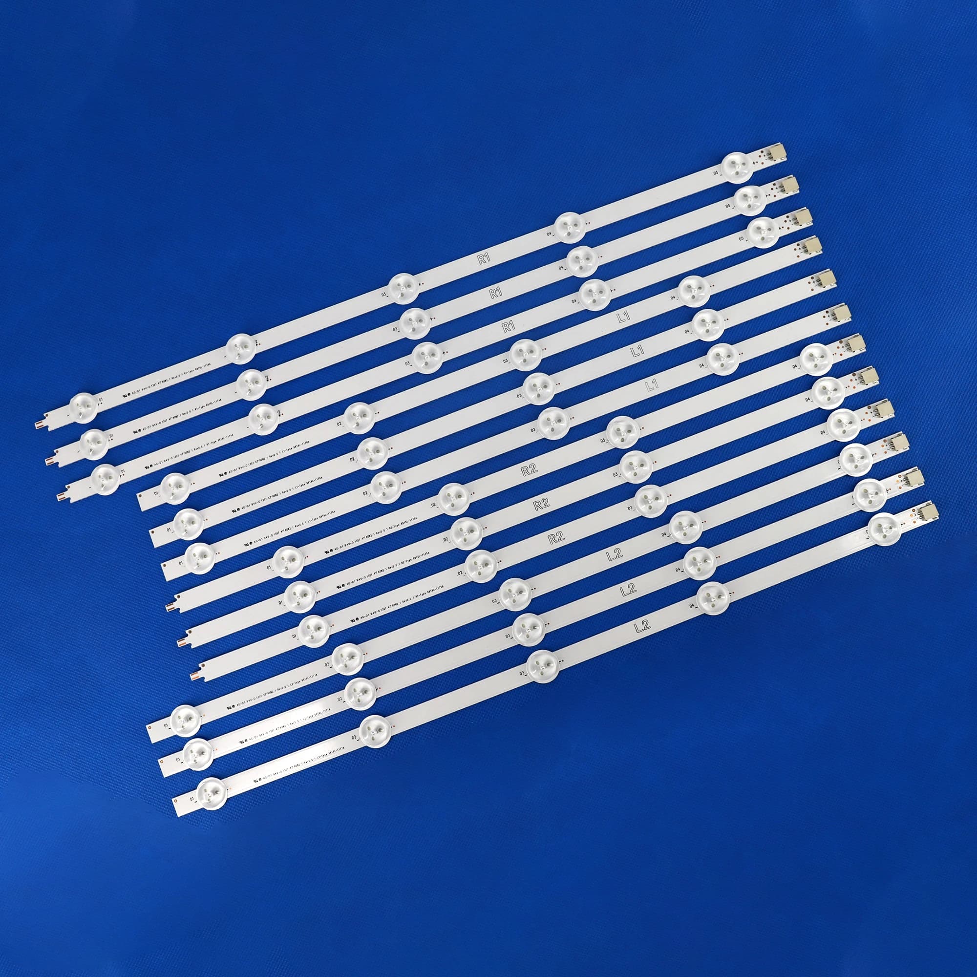 Kit 12 pezzi striscia di retroilluminazione a LED per LG 47LN 47 la620s 47 ln5400 6916L-1174A 6916L-1175A 6916L-1176A 6916L-1177A