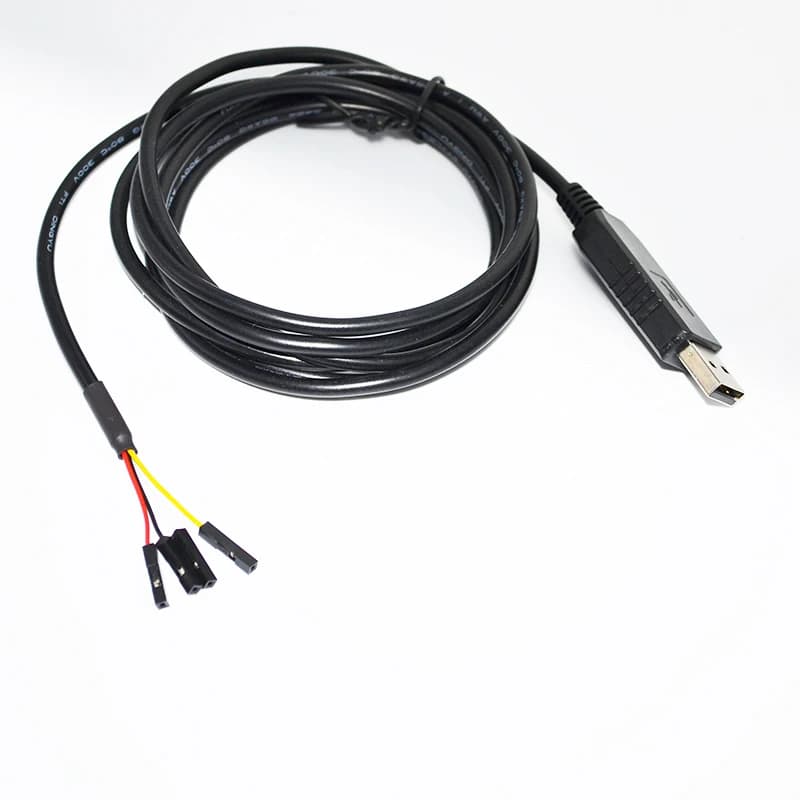 FTDI FT232RL USB Converter A RS232 4PIN 4 VIE DUPONT JUMPER DEBUG CAVO DA BAMBIO FOR RASPBERRY PI WITH PINOUT VCC GND TXD RXD