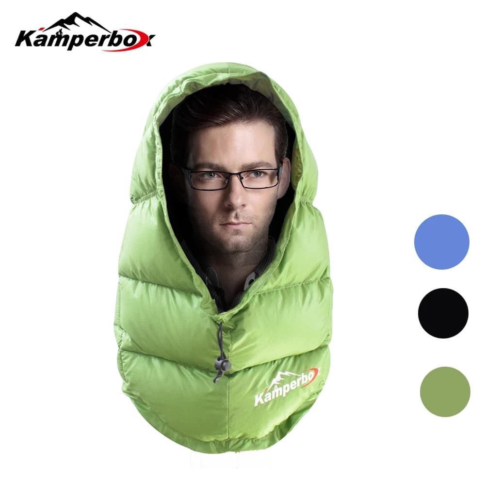Kamperbox Passamolo Covers Beanie for ultralight camping equipment Sleeping bag Winter feather hat TP21