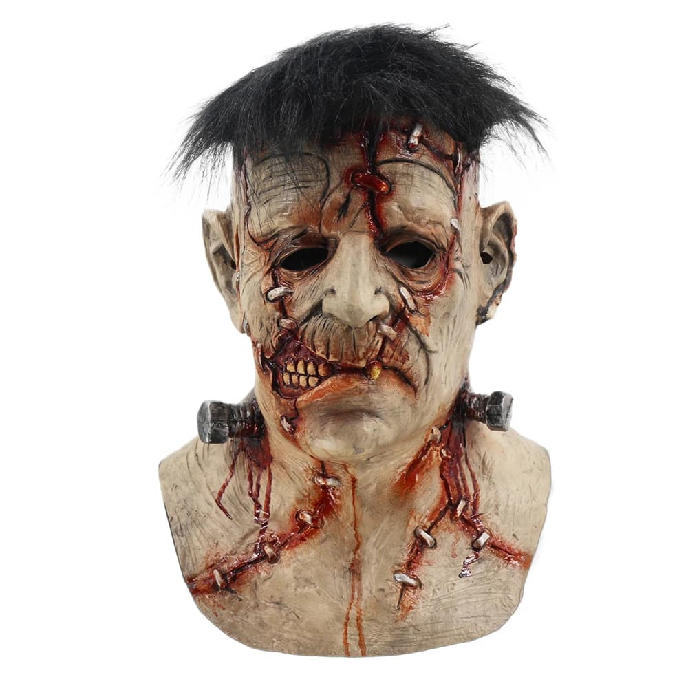 Frankenstein Devil Monsters Mask Cosplay Zombie Evil latex masks Anime Mascara for face Halloween scene objects
