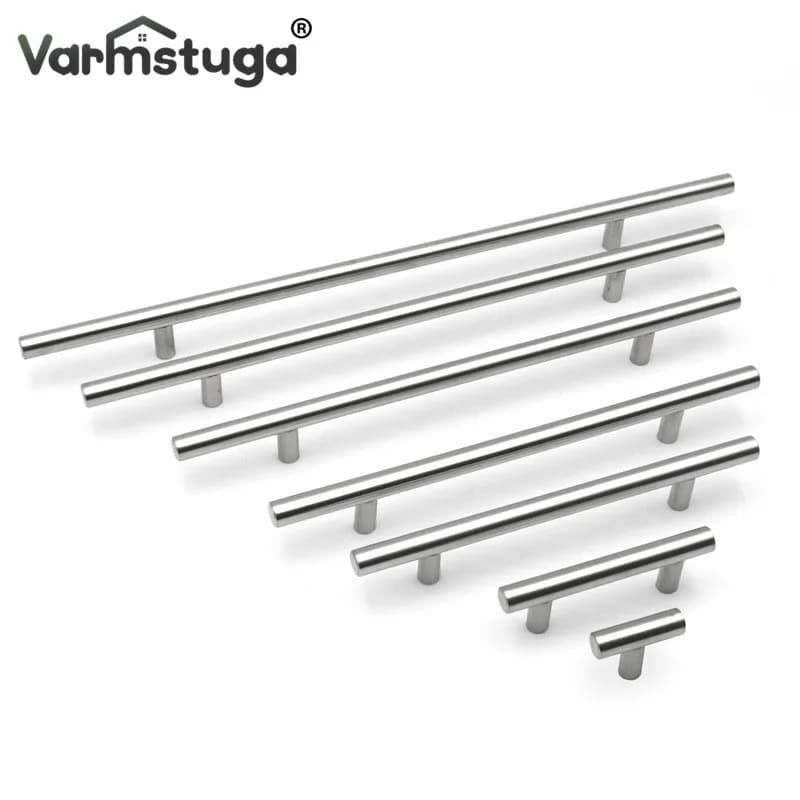 Maniglia moderna per porta da cucina in acciaio inossidabile, maniglia per barra a T, manopole per mobili, maniglia per mobili, maniglia per cassetto dell'armadio