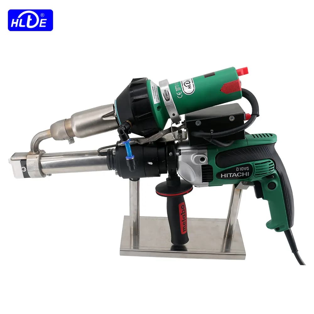 HLTE-R100 Tenuto In Mano di plastica estrusore, Aria Calda di Plastica estrusione Saldatore, saldatura Per Estrusione di pistola, per PP/PE tubo, serbatoio di acqua, geomembrana