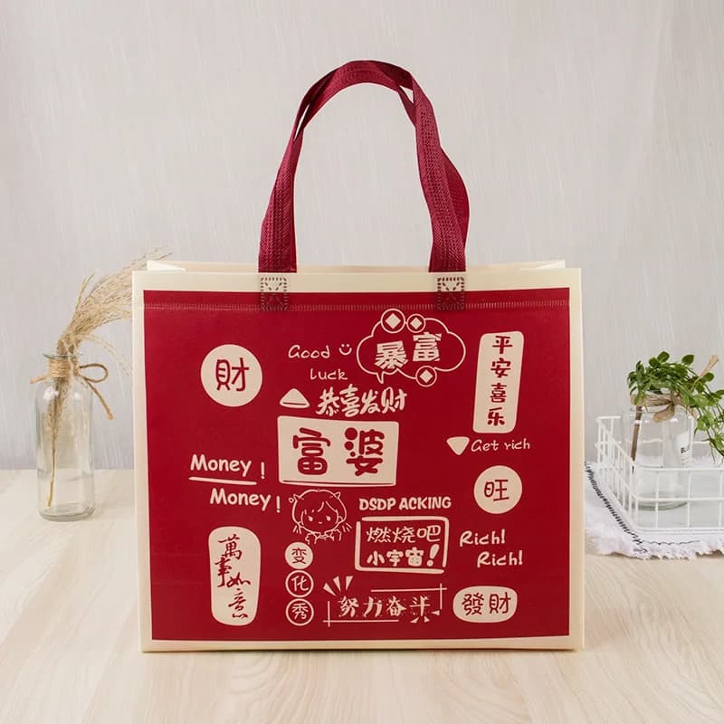 Borsa Shopping pieghevole grande borsa ecologica riutilizzabile in tessuto non tessuto per borsa da viaggio borsa shopper femminile