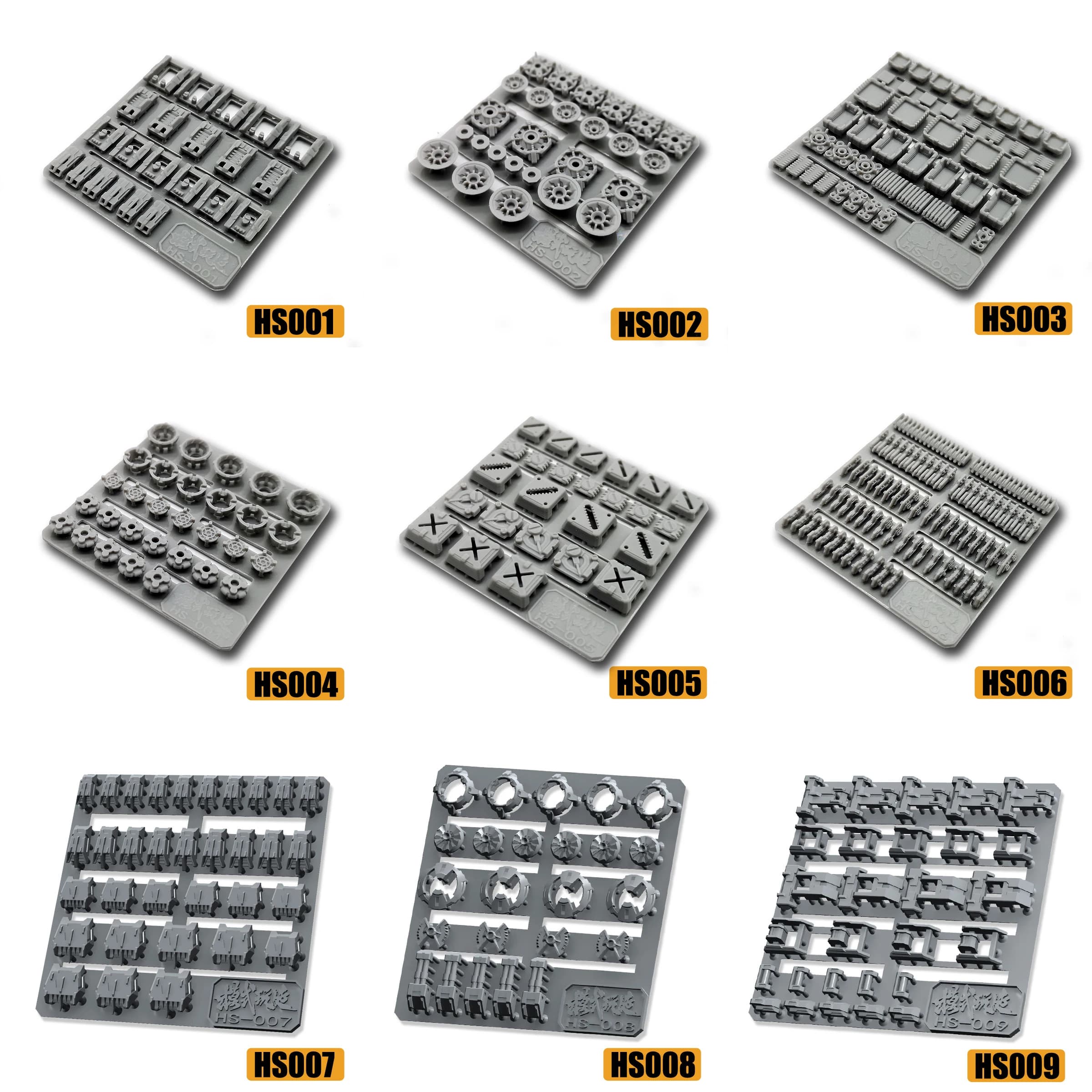 Parti di ricambio di precisione per il montaggio di modelli Gundam: accessori fai-da-te per modifiche e personalizzazioni