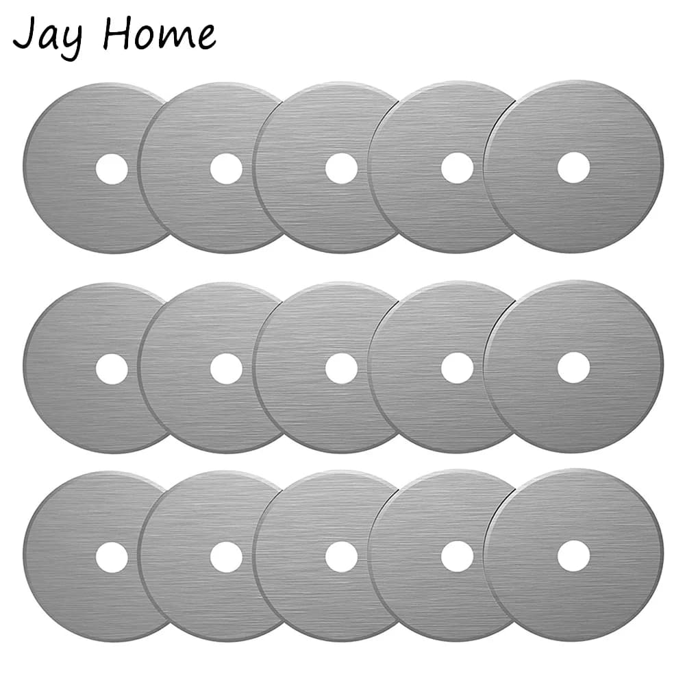 5/10PCS 45mm Rotary Cutter Replacement Blades Stainless Steel Fabric Leather Cutting Blades DIY Leather Quilting Sewing Craft