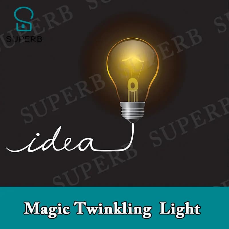 Superb escape room props puzzle light scopri la password in magic twinkling light lampeggiante scopri gli indicatori nella lampadina