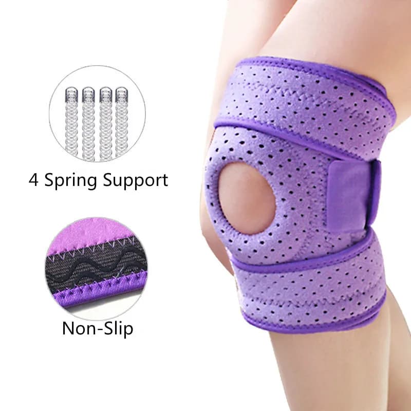 1 pz regolabile ginocchiera artrite dolore articolare ginocchiera Pad supporto Patella ortopedica menisco strappo fascite plantare