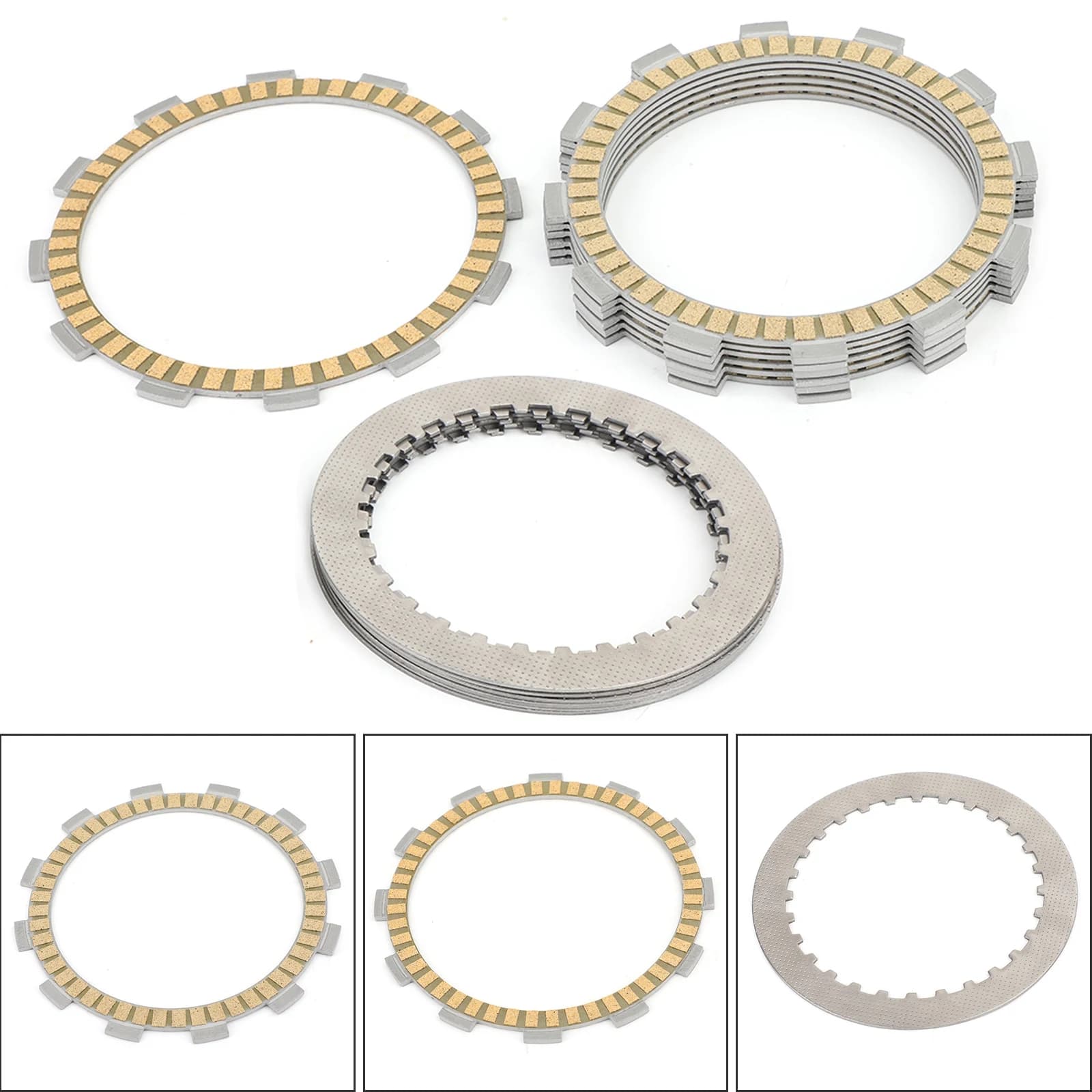 Topteng Kit Frizione Piastre in Ferro e Attrito per Suzuki VS750 VS 750 VS800 800 Intruder VL800 Boulevard C50 VZ800 M50