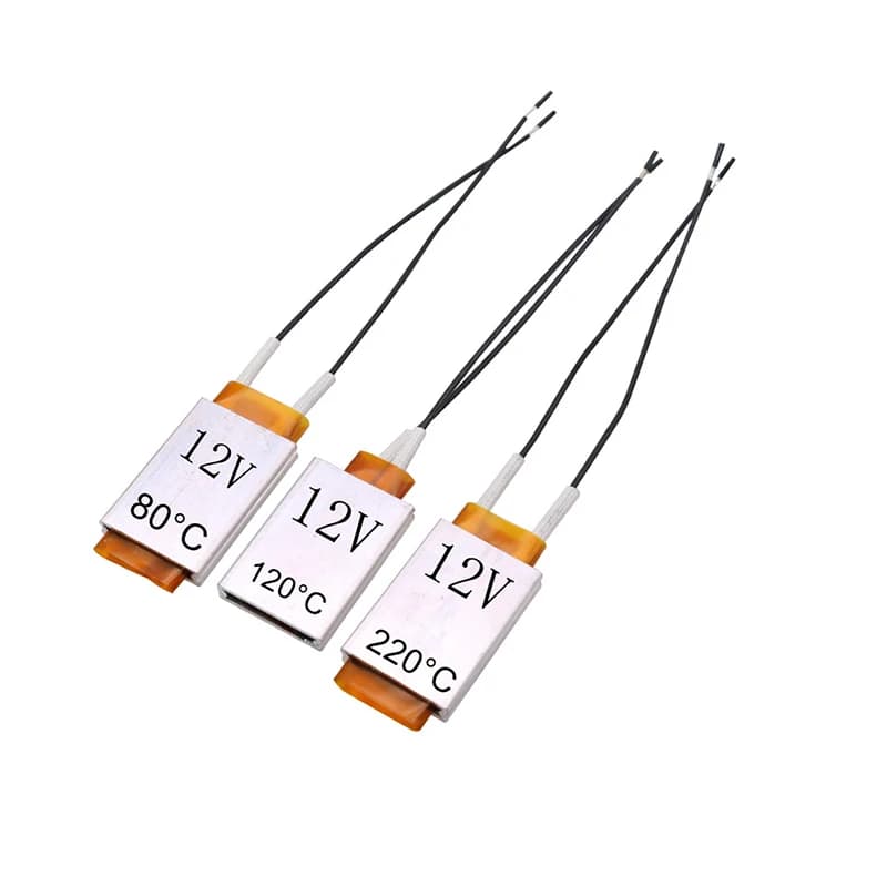 1 pz elemento riscaldante asciugacapelli accessori bigodini riscaldatore 80-220 gradi Celsius Ptc riscaldatori 12V applicabile riscaldamento in miniatura