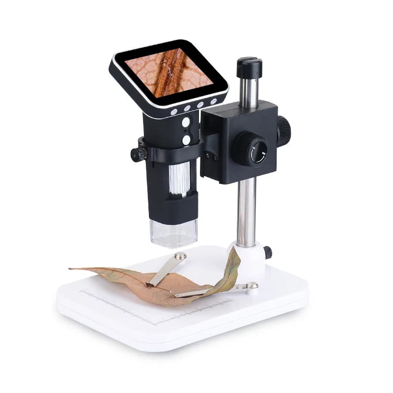 Microscopio digitale LCD portatile wireless intelligente USB Schermo HD da 3,5 pollici Lente d'ingrandimento per microscopio elettronico ad alta definizione 1000X CE