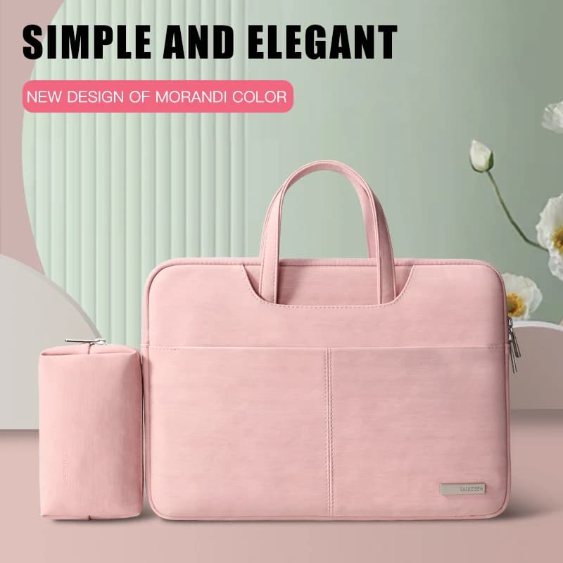 Borsa per Laptop da donna in pelle PU borsa per Notebook cartella per Macbook Air 13.3 14 15.6 pollici borsa da uomo borsa a tracolla