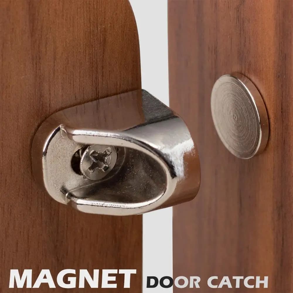 Fermaporta Magnetico, Accessori per Mobili, Magneti Potenti per Ante di Armadi, Chiusura Magnetica Super Potente per Armadietti