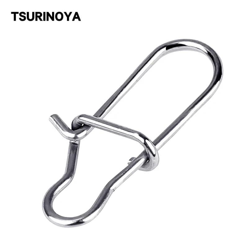TSURINOYA 100pcs Stainless Steel Scratch Fishing Cane Safety Scratch Hooks Fishhook Fishing Equipment Box Accessories bait tools