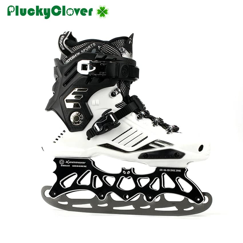 Sostituzione della lama da ghiaccio per pattini a rotelle in linea Pattini da slalom Palla multiuso Telaio per pattinaggio su ghiaccio Grindstone Skate Rastrelliere
