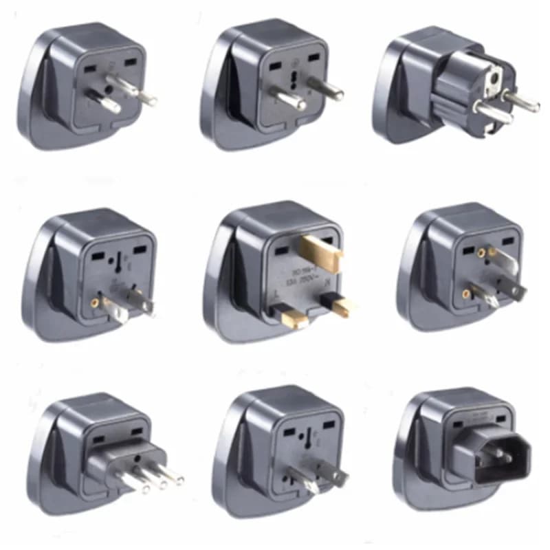 Universal CE America European Kr AU EU to US UK USA Plug Adapter South Africa India Adaptor Italy Switzerland Travel Converter