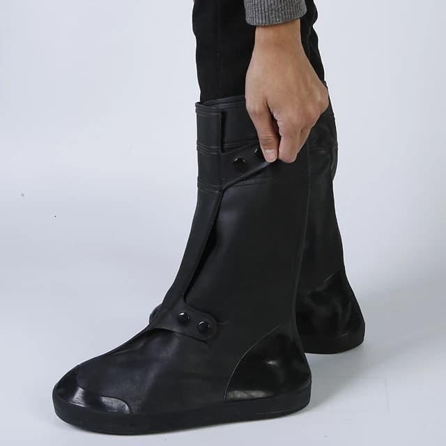 Delle Donne degli uomini di Stivali Da Pioggia IN PVC Impermeabile Cusodie per scarpe Da Trekking All'aria Aperta di Viaggio Antiusura antiscivolo Impermeabile Scarpe Inverno Neve Avvio di Copertura