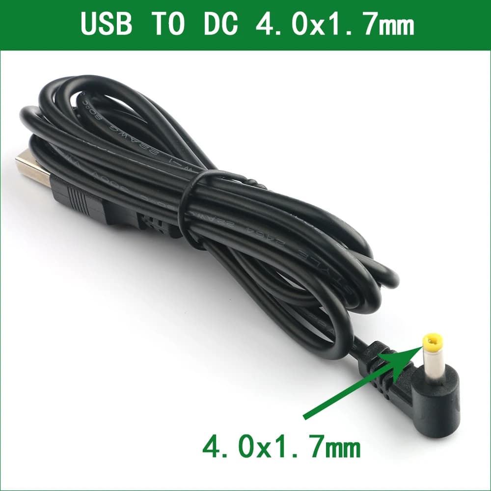 LANFULANG 150cm DC power plug caricabatterie USB cavo di alimentazione per Panasonic HC V201 V210 V230 V250 V260 V270 V380 V510 V520 V530 V550