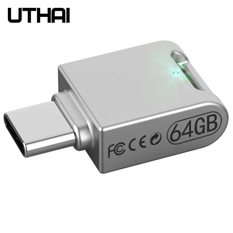 UTHAI C12 Type-C OTG USB3.0 Chiavetta USB-C Chiavetta USB Memoria per smartphone MINI Chiavetta USB 32 GB 64G