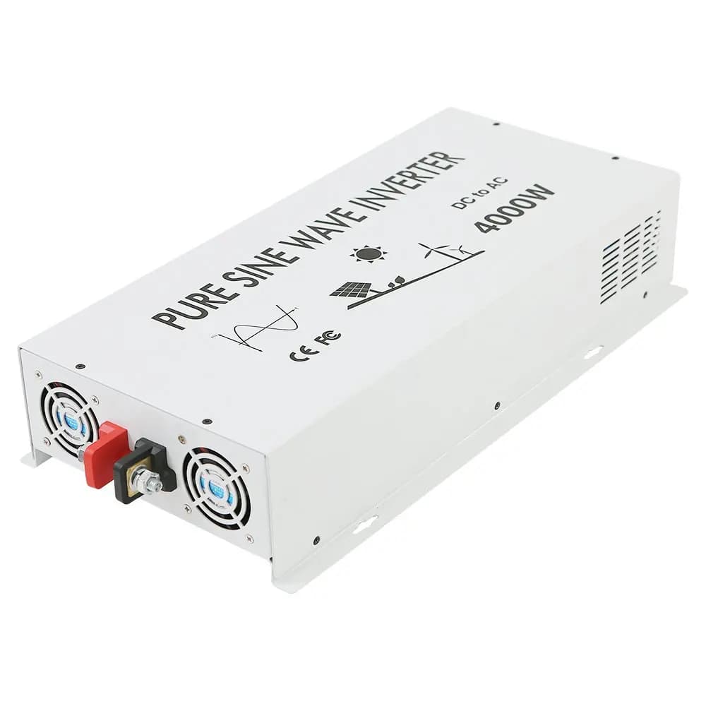Pure Sine Wave Solar Inverter 12V 120V 4000W Power Bank Converter Battey 24V/36V/48V/72 DC to 110V/220V/230V/240V AC Transformer