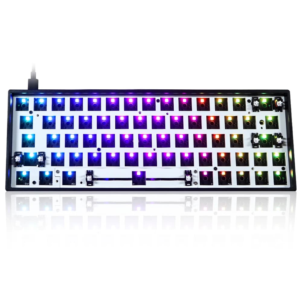 GK64 GK64x GK64xs RGB Hot Swap custodia cablata Bluetooth programmabile piastra PCB tastiera Cherry MX kit fai da te spazio sostituibile