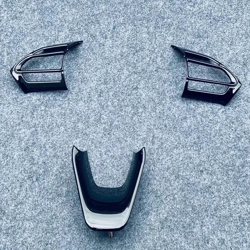 Per Toyota Yaris 2020 2021 2022 2023 2024 ABS Cromato Volante Dell'automobile Bottoni Telaio di Copertura Trim Adesivo Accessori Per Lo Styling