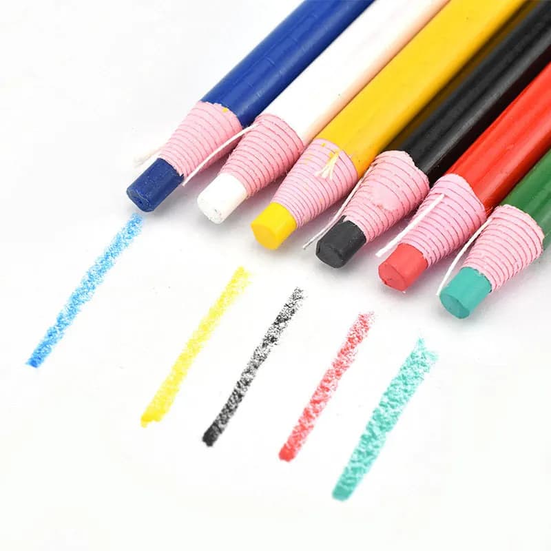 STANDARD Cut-Free Tailor Sewing Chalk/Crayon/Pastel/Pencil Set for Clothes Garment Fabric Sewing Marking Tool - 3/6/12 Pieces