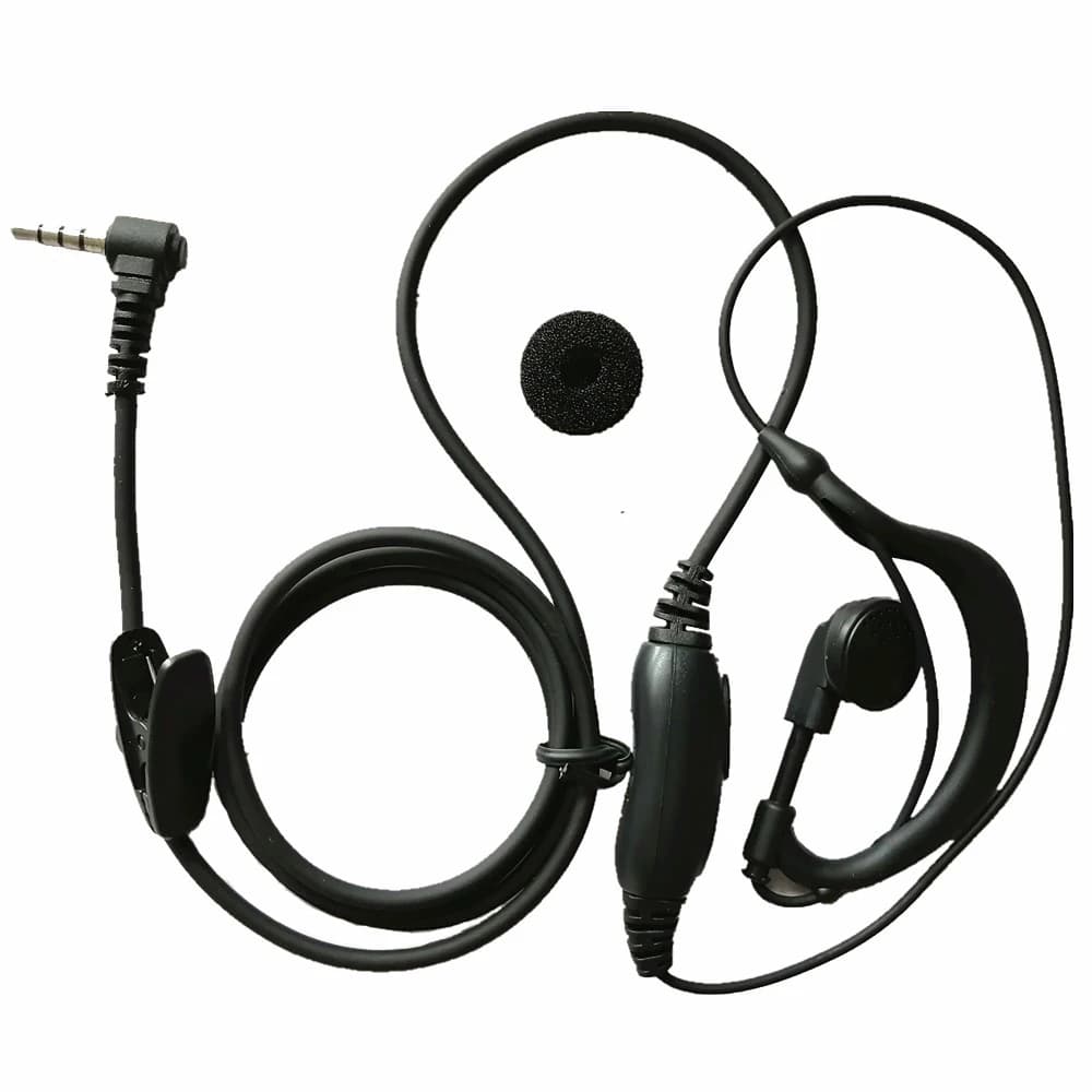 10x Auricolare Auricolare Cuffia Microfono Per Yaesu Vertex Standard Radio FT-10R FT-40R VX-3R VX-168 VX168 VX160 Walkie Talkie
