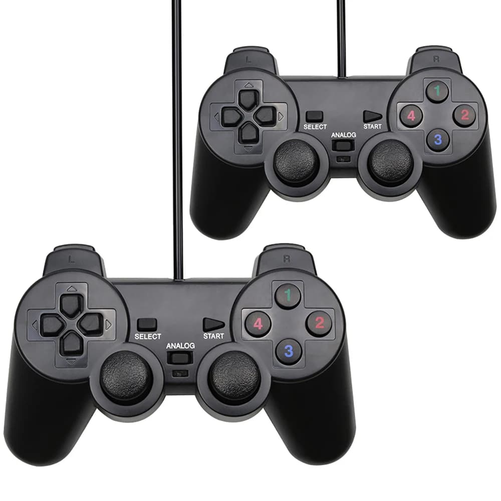 1 pz USB Wired Gamepad Joystick per WinXP PC Computer Controller portatile per Windows 7/8/10/XP Gioco Joypad Plug and Play