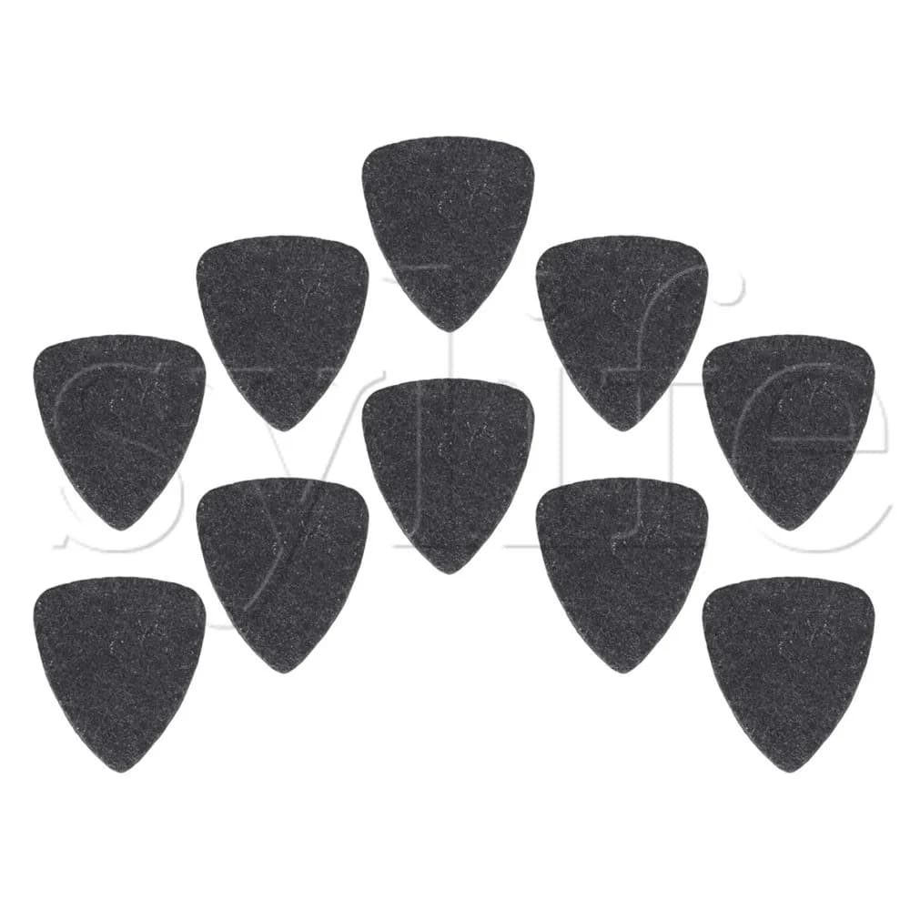 10pcs Moda 3 millimetri Resistente Feltro di Lana Chitarra Picks Plettri Musica Parte