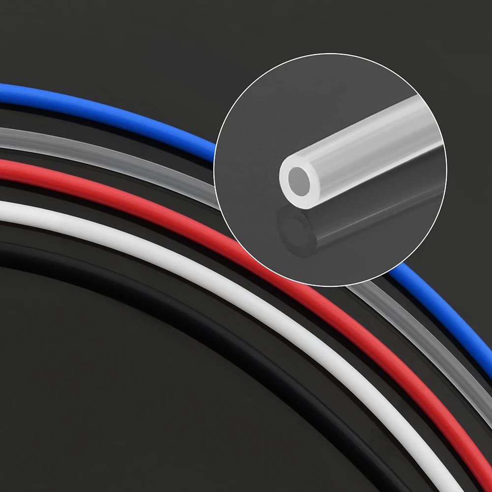 PTFE Tube for Extruder Bowden 2x4mm for J-head Hotend V5 V6 PLA ABS PETG 1,75mm 2mm OD 4mm Teflon Pipe for Ender 3 V2