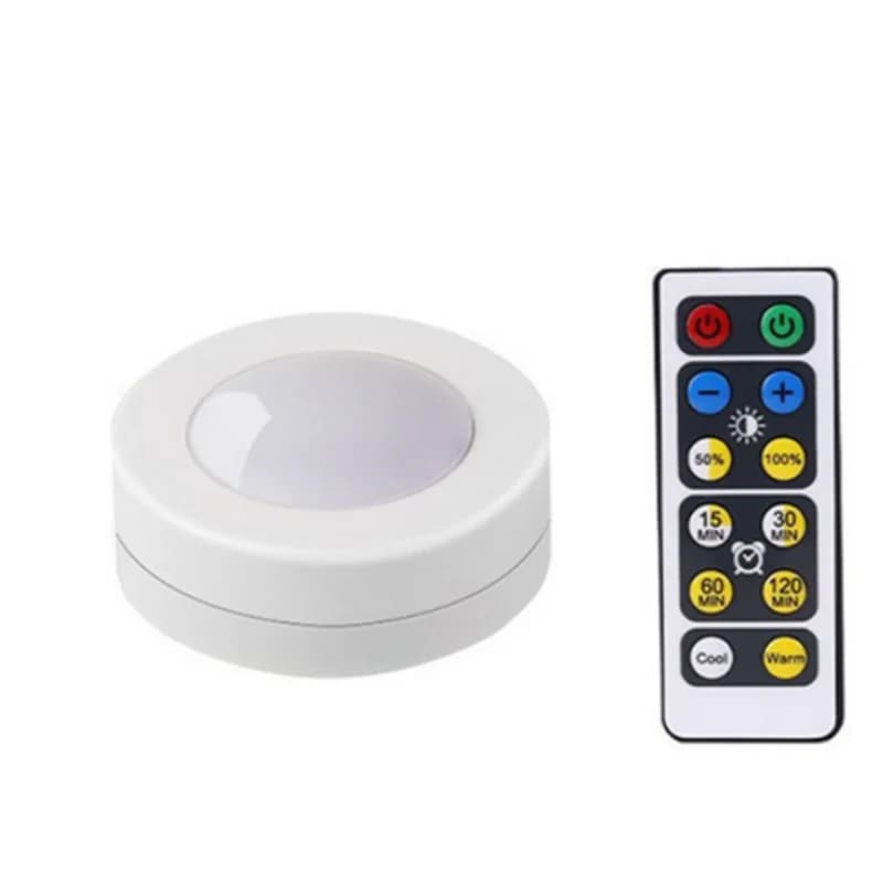 Lampade notturne a LED Alimentazione a batteria Telecomando Adatto per scale da cucina Luce sensore tattile dimmerabile wireless Doppio colore