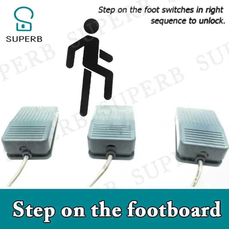 Superb Escape Prop Step on the footboard prop Escape Room interruttori a pedale in sequenza destra per sbloccare le attrezzature di fuga della stanza 2023