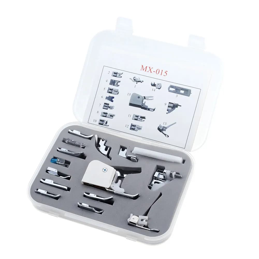 15 Pz/set Multifunzione Accessori Per Macchine Da Cucire Macchina Da Cucire Piedino Set Con Piedino
