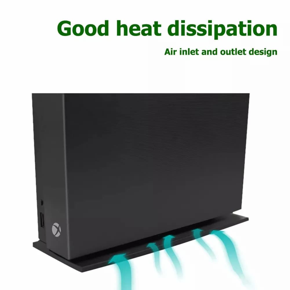 2021 Staffa verticale Supporto di raffreddamento per Xbox One X Scorpio Console di gioco Supporto base Antiscivolo Dock Station Custodia Accessori di gioco