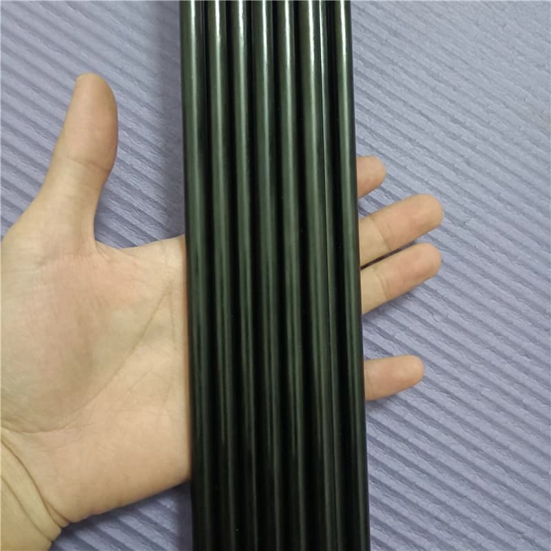 Asta in fibra di vetro nera da 10 pezzi 0,8 mm 1 mm 1,2 mm 1,5 mm 1,6 mm 2 mm 2,8 mm 3 mm 4 mm 5 mm 6 mm 7 mm 8 mm 9 10 mm 11 mm Lunghezza asta in fibra di vetro 500 mm