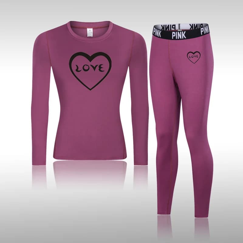 Women's Thermal Underwear Long Johns For Women's Thermal Clothing Women's Winter Thermal Suit Women's Second Leather