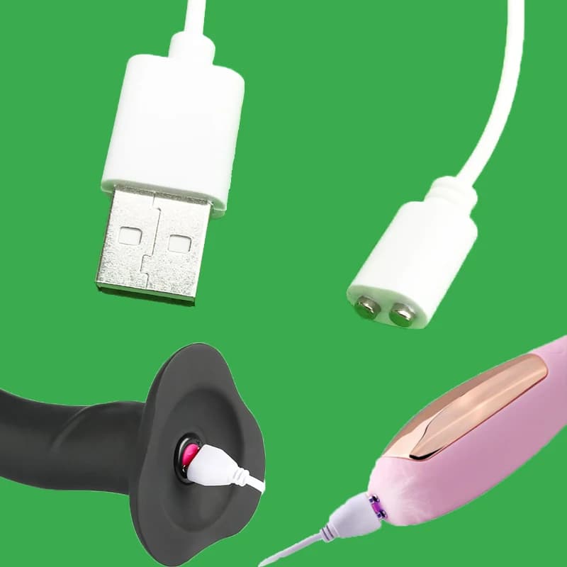 Cavo di ricarica USB magnetico per giocattoli sessuali per adulti ricaricabili Linea di caricabatterie USB Prodotti del sesso Accessori per vibratori per masturbatori