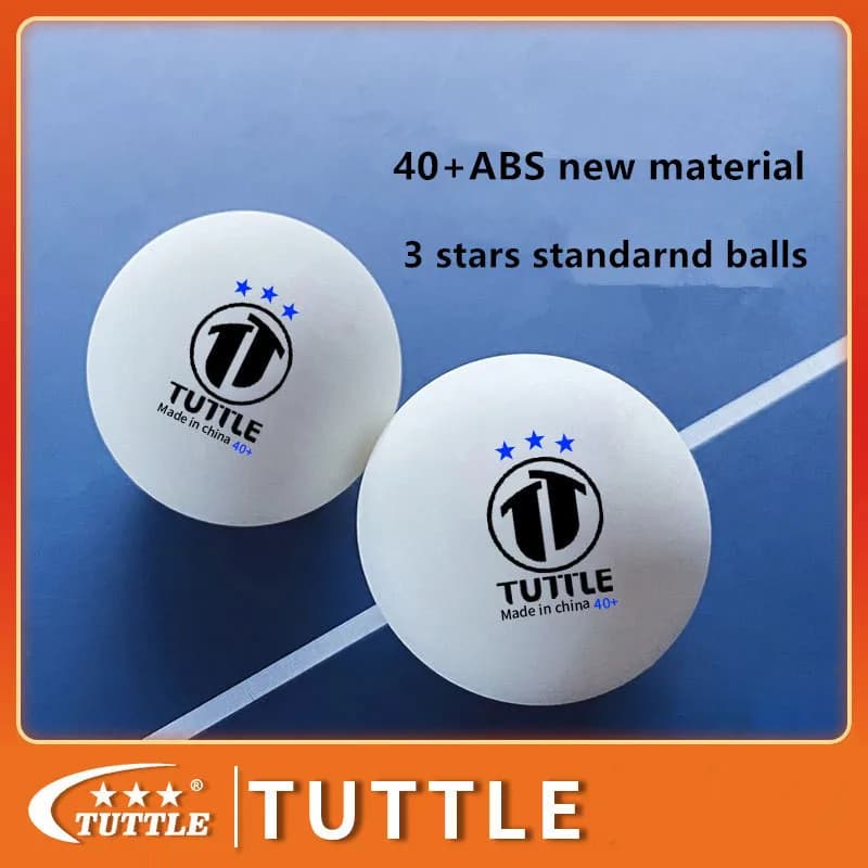 Tutle Ping Pong 3-star Competition Training Ball nuovo materiale 40 + ABS alta elasticità per pallina da Ping Pong Multi-Training