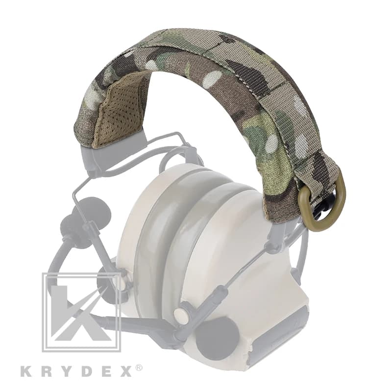 KRYDEX supporto per cuffie MOLLE coperchio di protezione per rem MSA tattico modulare fascia paraorecchie supporto per cuffie custodia protettiva MC
