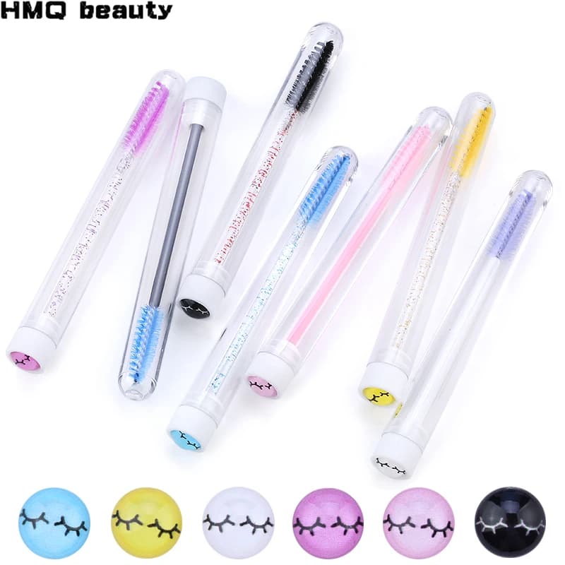 Extender for Eyebrow Brush Disposable Design New Stick applicator tube separate design for Lower Mascara for Cute Eyelash Resin Drill