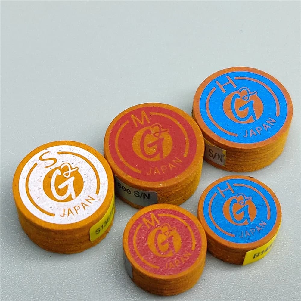 G2 Punte da biliardo Giappone Punte per stecche da biliardo professionali Punte da biliardo Carom Pool Snooker Stecca da biliardo Suggerimenti Accessori da biliardo e da biliardo