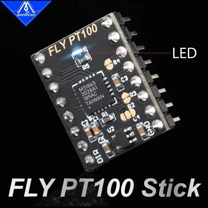 Scheda termistore PT100 a mosca morbida 3.3V/5V per stampante 3D Voron tramite interfaccia SPI o scheda a 32bit Marlin 2.0.7.2 e versioni successive