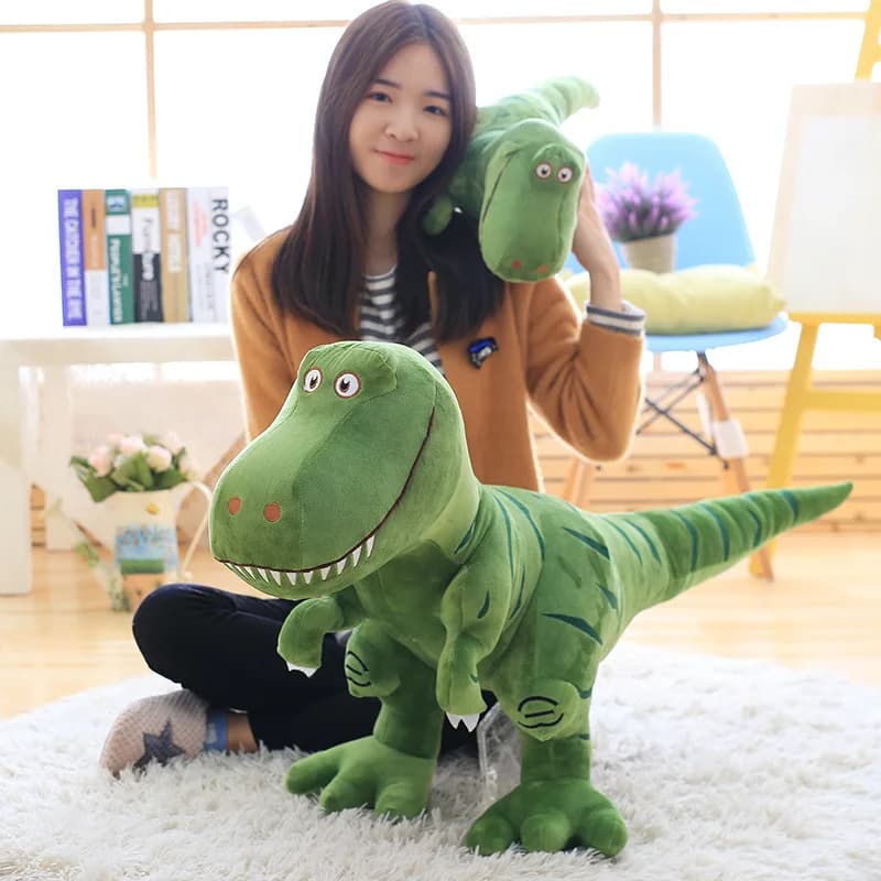 1 pz 40-100 cm Nuovo Dinosauro Peluche Del Fumetto Tyrannosaurus Carino Bambole di Peluche per I Bambini Dei Ragazzi Regalo Di Compleanno