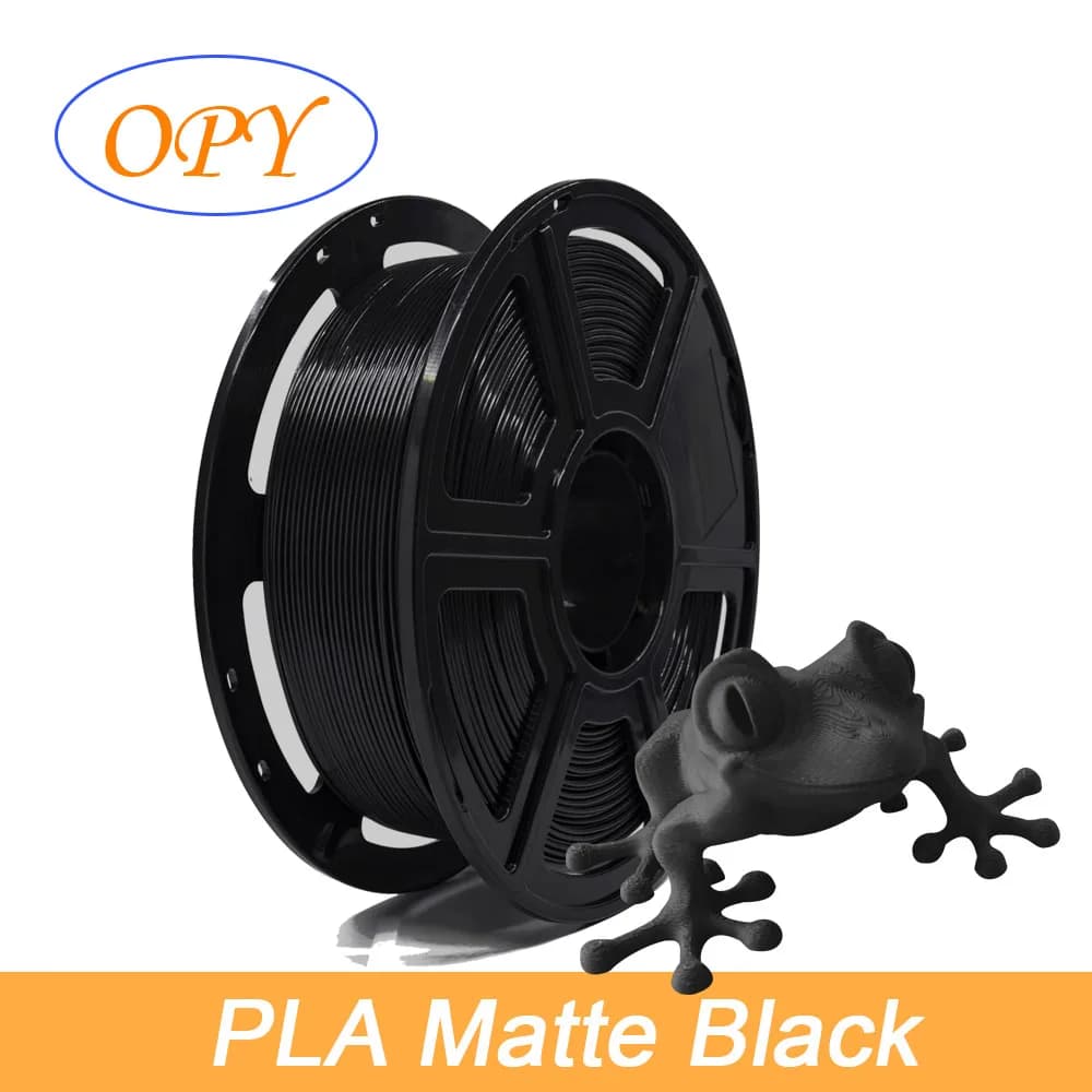 Matte Pla Filament 3D Printer 1.75 Millimeters 1Kg Plastic Wire 10M 100G Black Sample, Grey, White Grey